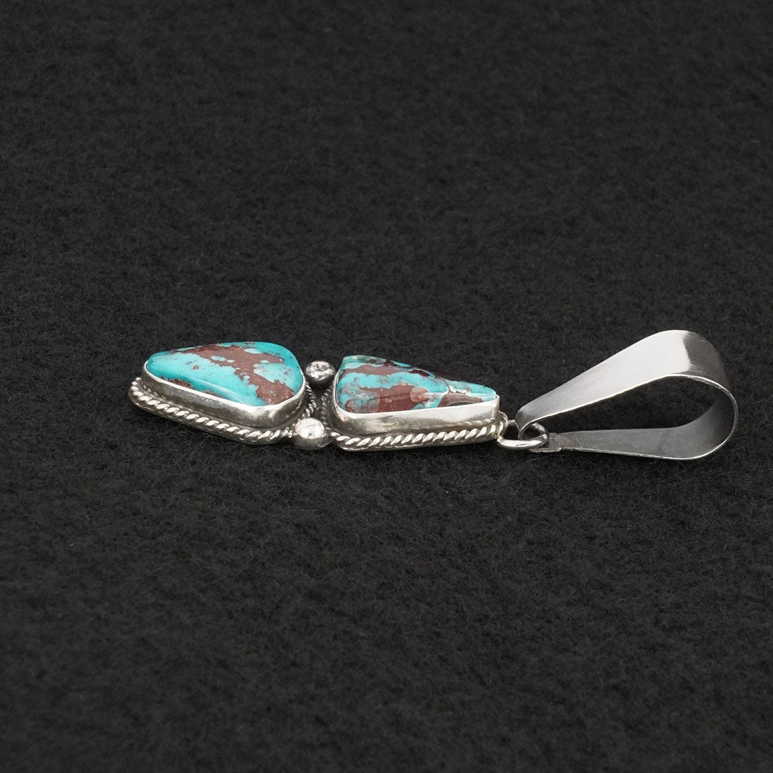 Eugene Gruber Turquoise & Sterling Silver Pendant