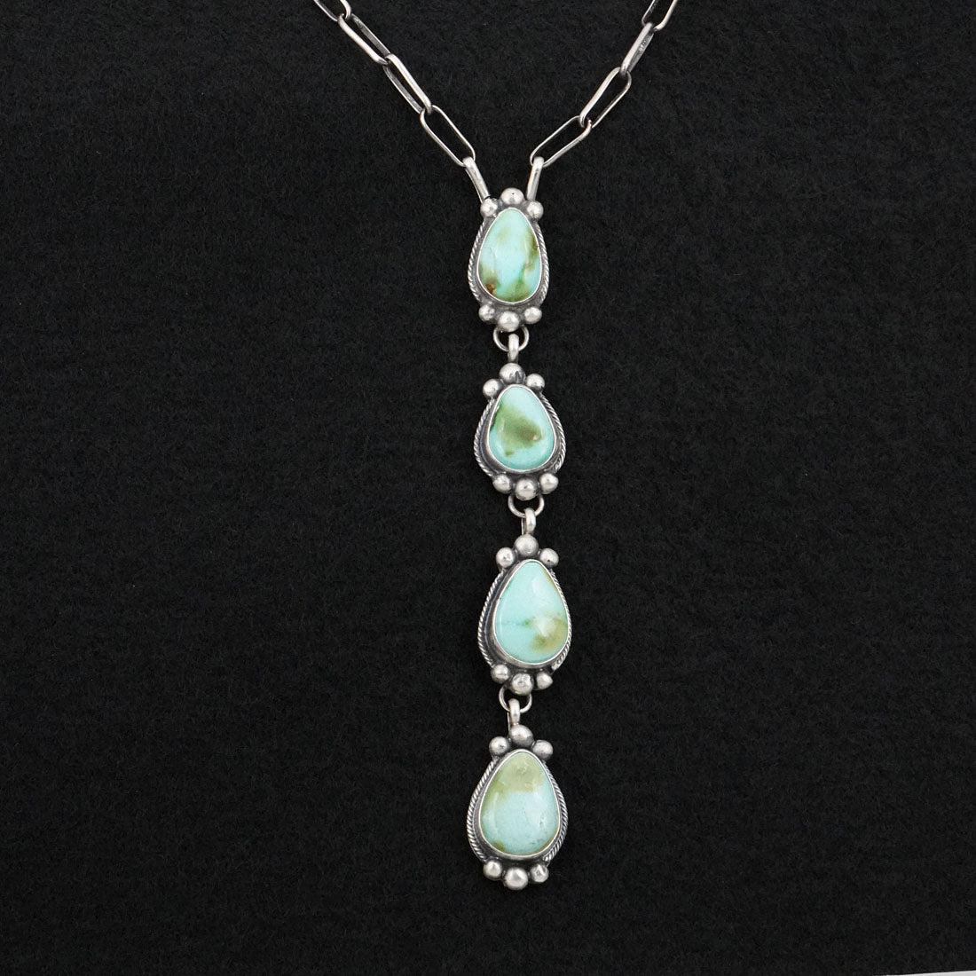 Bobby Johnson Turquoise & Sterling Silver Necklace