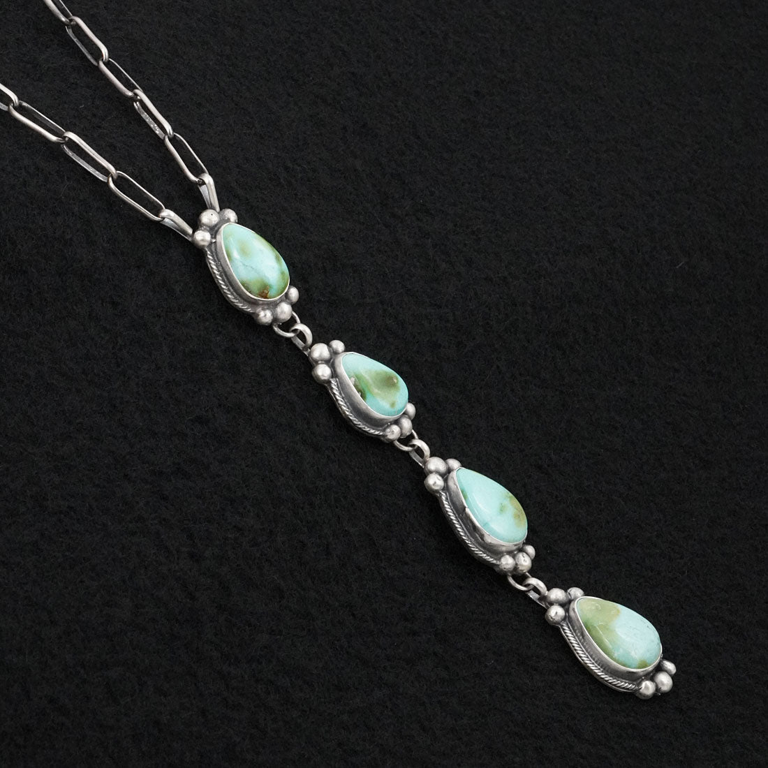 Bobby Johnson Turquoise & Sterling Silver Necklace