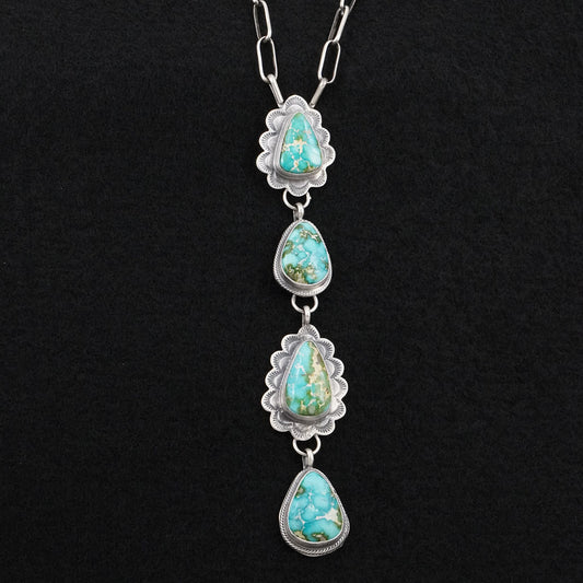 Bobby Johnson Turquoise & Sterling Silver Necklace