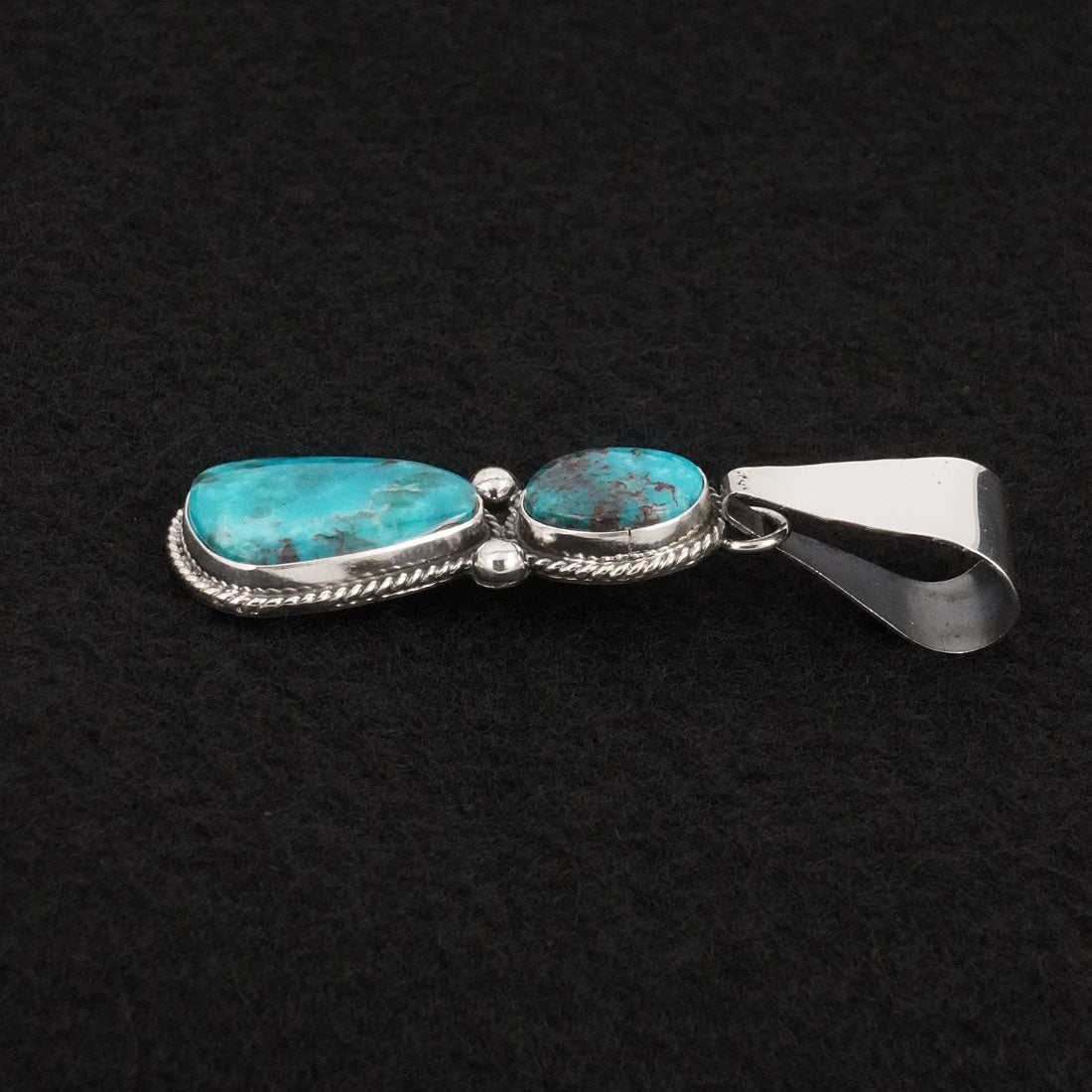 Eugene Gruber Turquoise & Sterling Silver Pendant