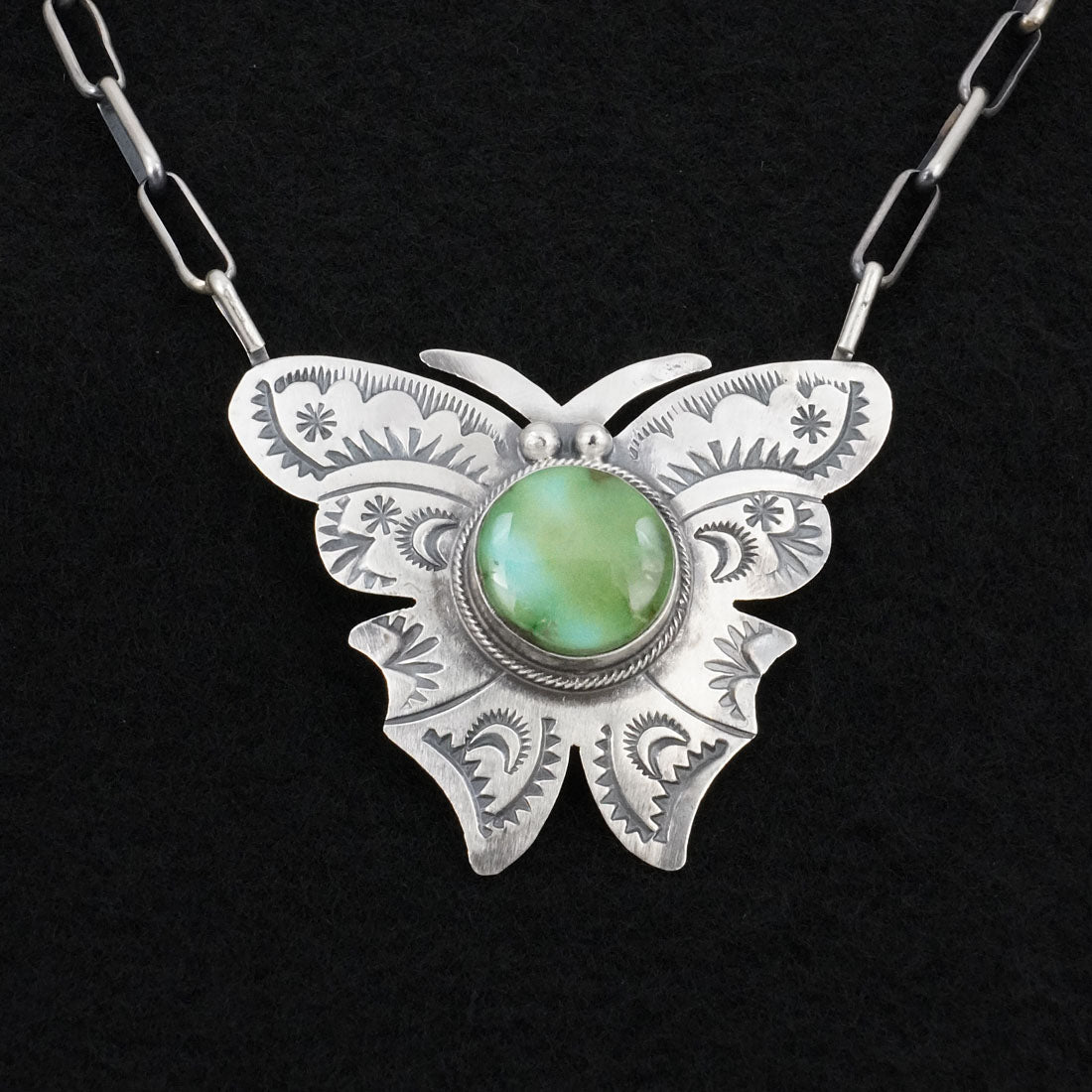 Bobby Johnson Turquoise & Sterling Silver Necklace