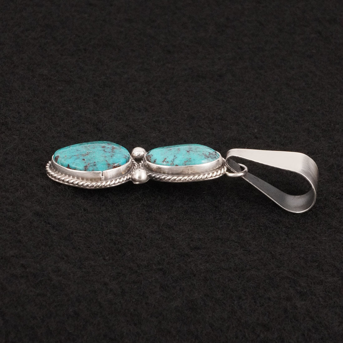 Eugene Gruber Turquoise & Sterling Silver Pendant