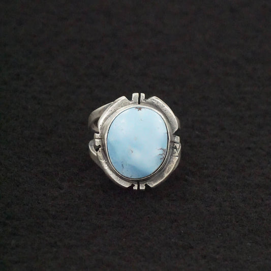 Randy Billy Turquoise & Sterling Silver Ring Size 6