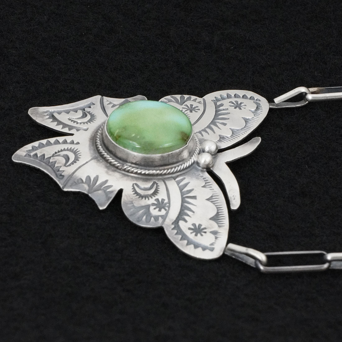 Bobby Johnson Turquoise & Sterling Silver Necklace