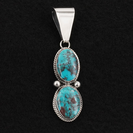 Eugene Gruber Turquoise & Sterling Silver Pendant