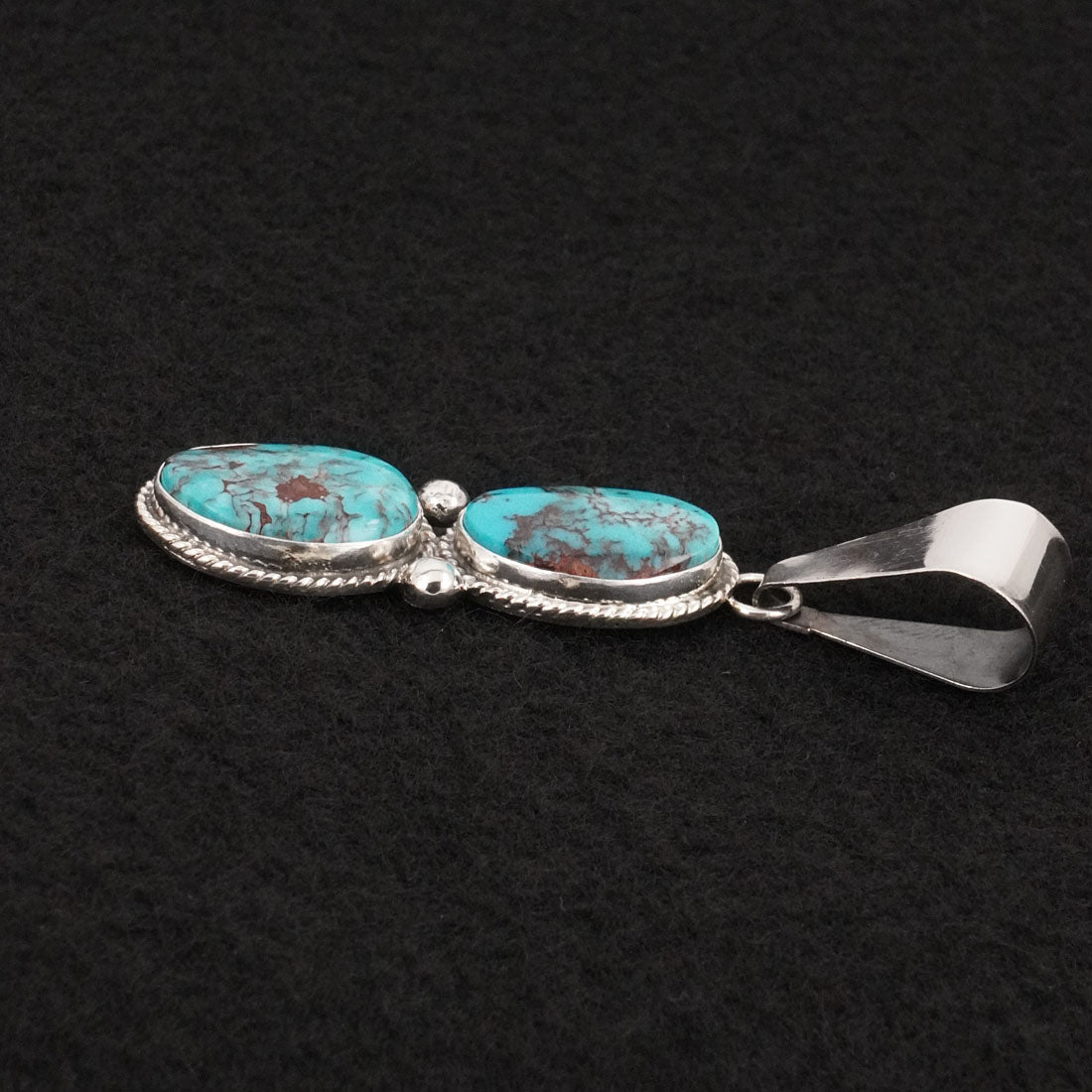 Eugene Gruber Turquoise & Sterling Silver Pendant