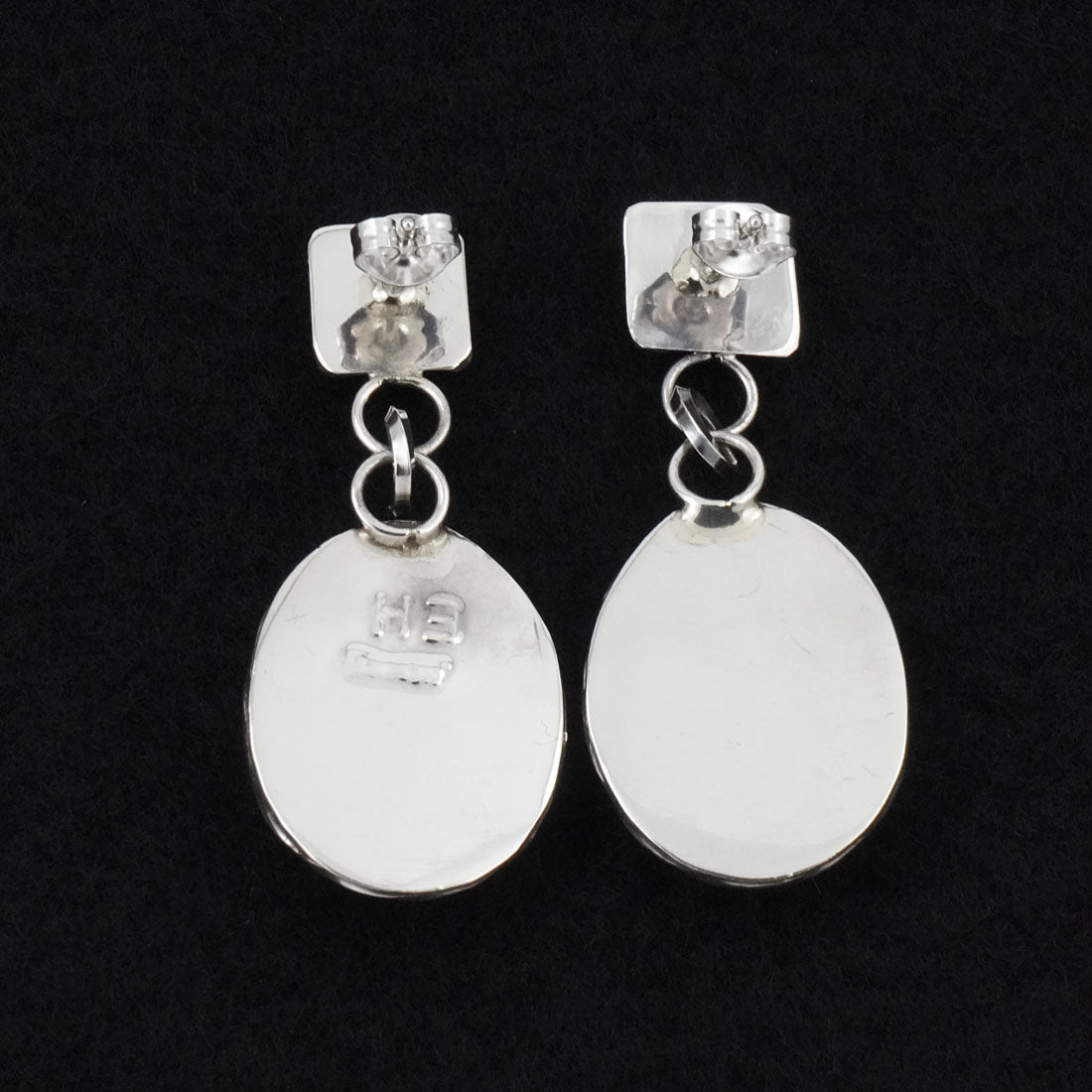 Ernest Hawthorne Turquoise & Sterling Silver Earrings