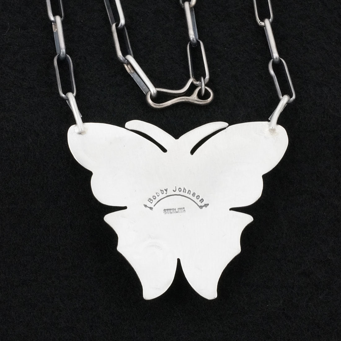 Bobby Johnson Turquoise & Sterling Silver Necklace
