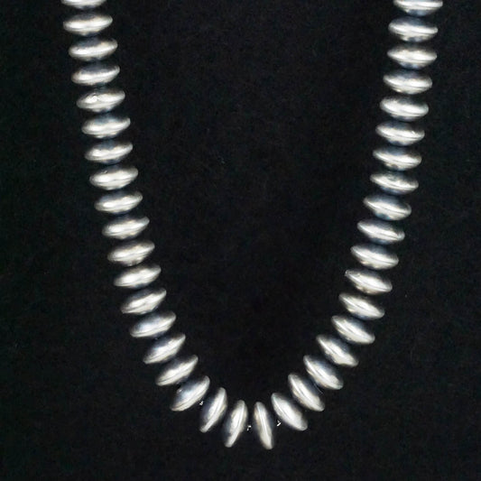 Bryannen Halwood Sterling Silver Navajo Pearl Necklace 20"