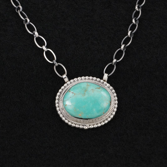 Thomas Francisco Turquoise & Sterling Silver Necklace