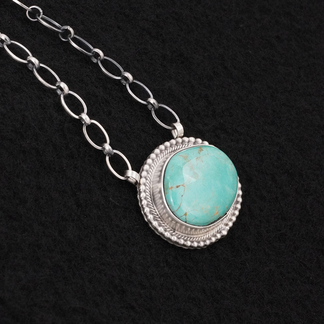 Thomas Francisco Turquoise & Sterling Silver Necklace