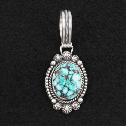 Michael Calladitto Turquoise & Sterling Silver Pendant