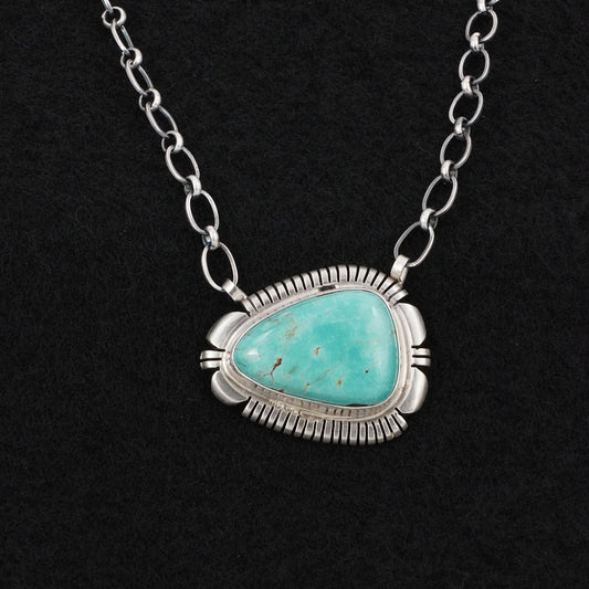 Thomas Francisco Turquoise & Sterling Silver Necklace