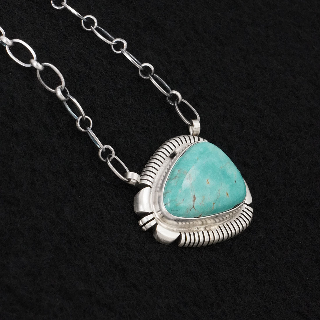 Thomas Francisco Turquoise & Sterling Silver Necklace
