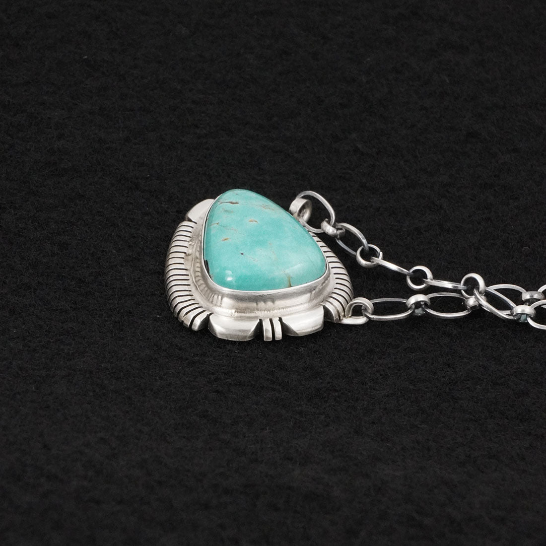 Thomas Francisco Turquoise & Sterling Silver Necklace