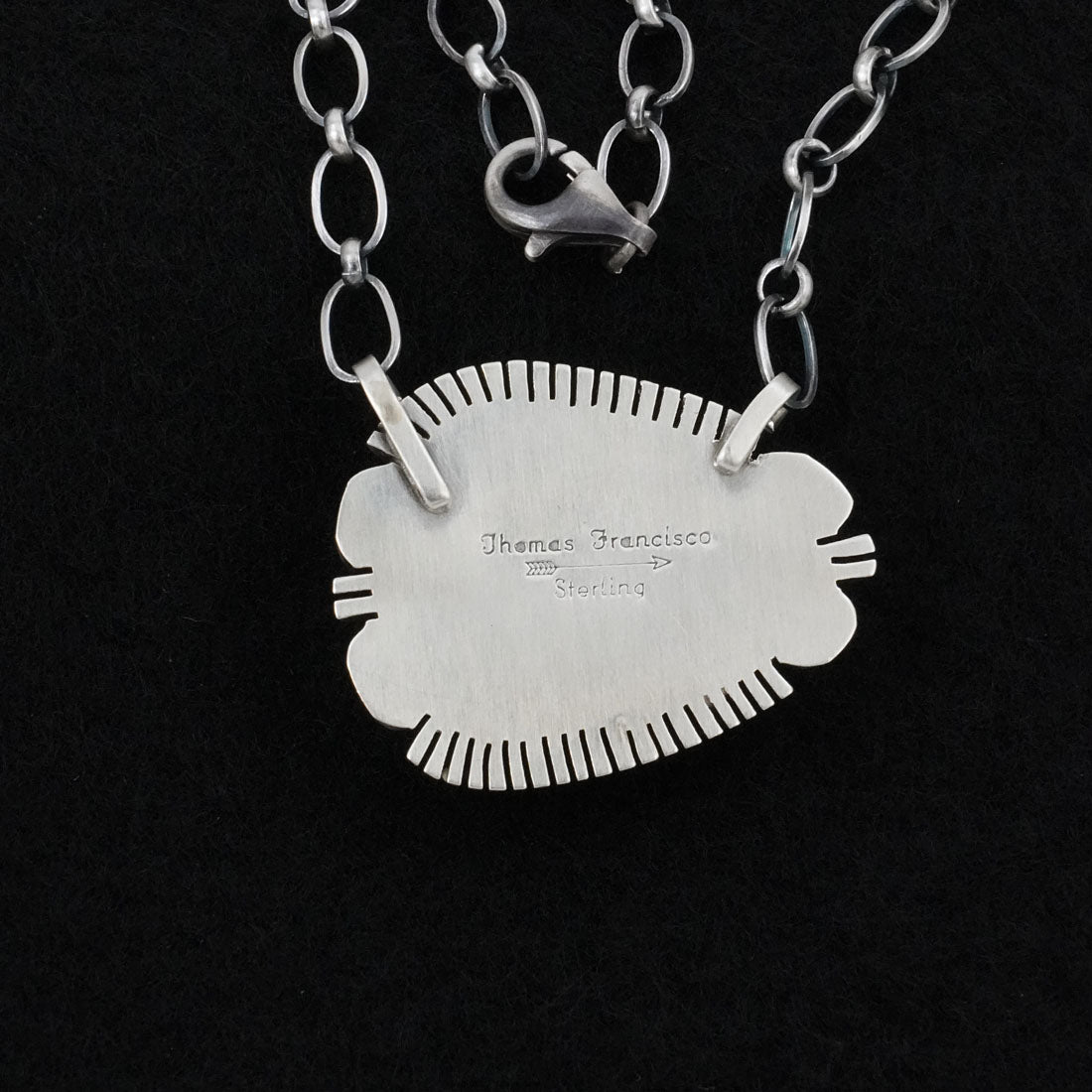 Thomas Francisco Turquoise & Sterling Silver Necklace