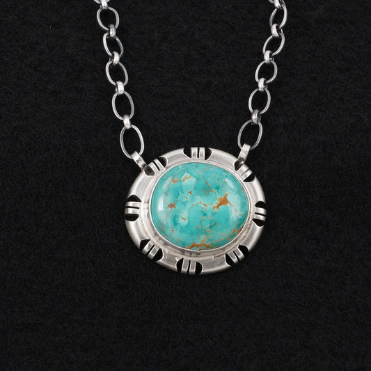 Thomas Francisco Turquoise & Sterling Silver Necklace