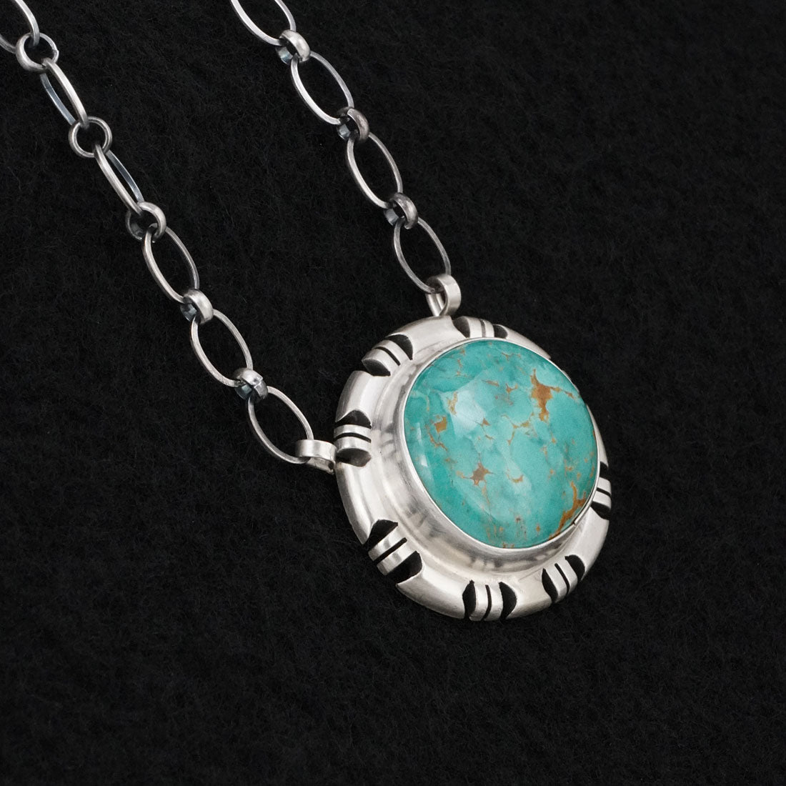 Thomas Francisco Turquoise & Sterling Silver Necklace