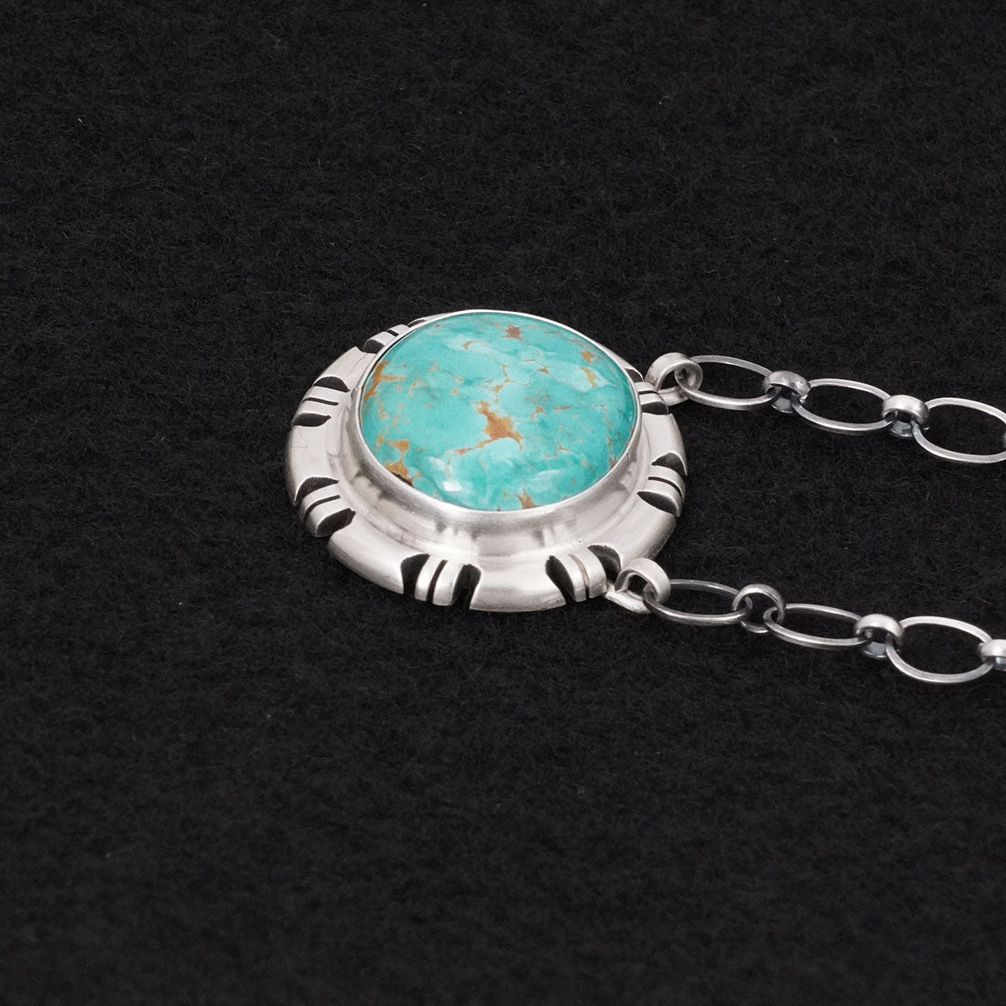 Thomas Francisco Turquoise & Sterling Silver Necklace