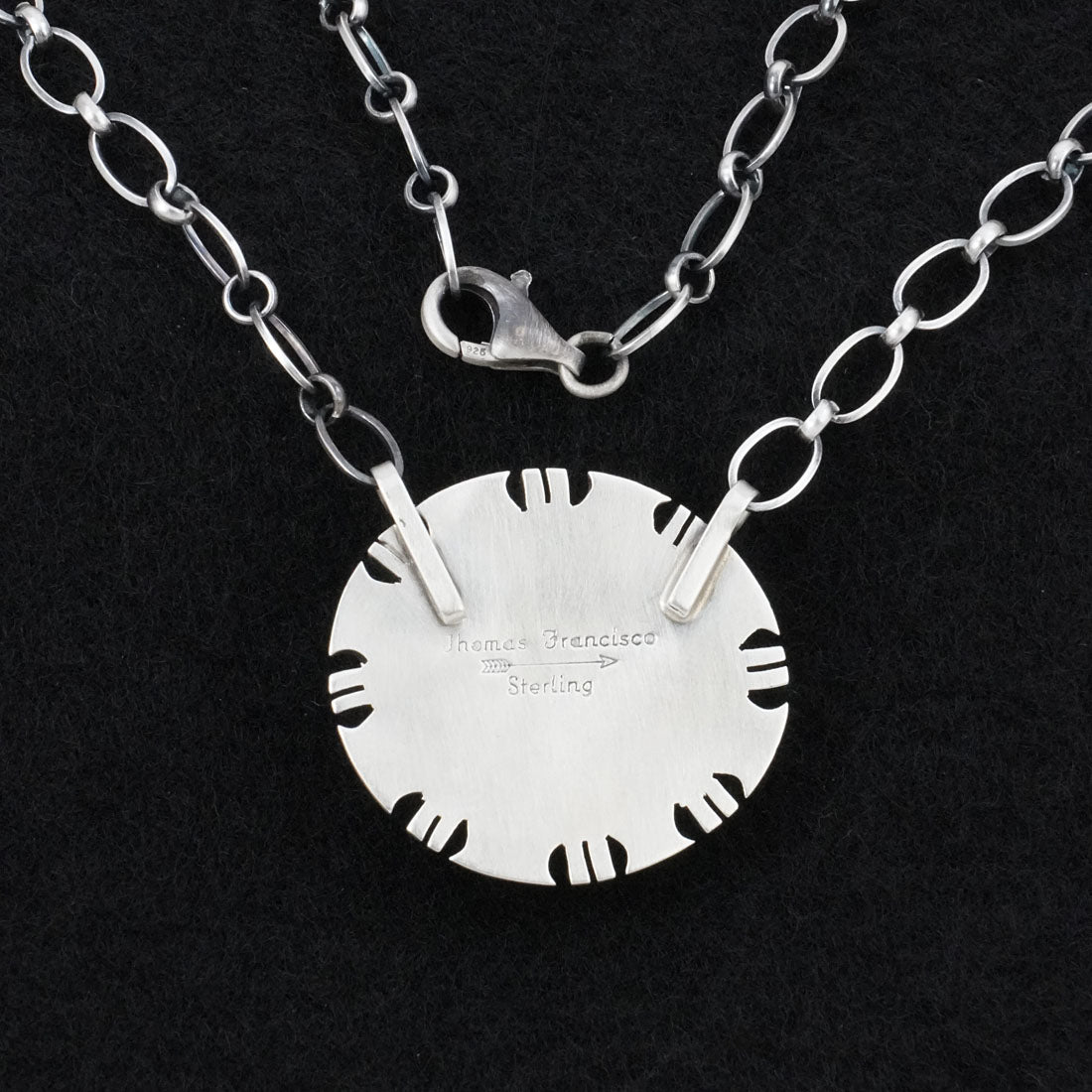 Thomas Francisco Turquoise & Sterling Silver Necklace