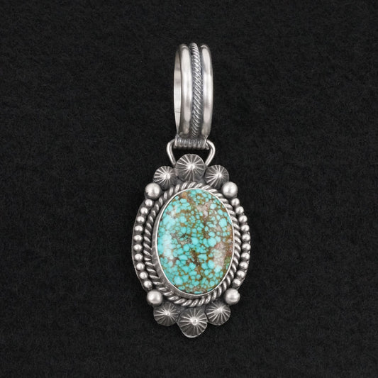 Michael Calladitto Turquoise & Sterling Silver Pendant
