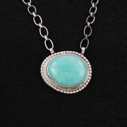 Thomas Francisco Turquoise & Sterling Silver Necklace