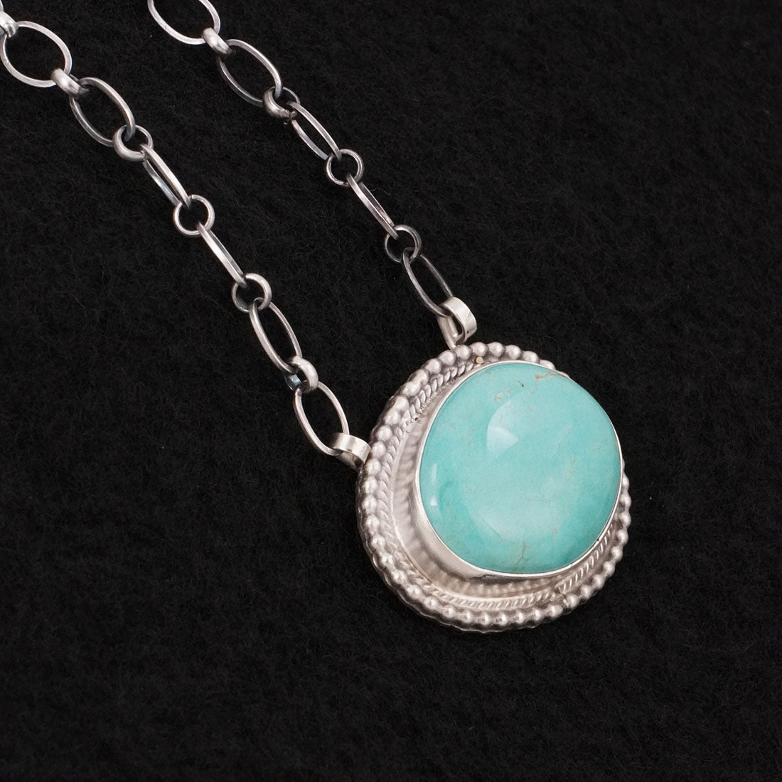 Thomas Francisco Turquoise & Sterling Silver Necklace