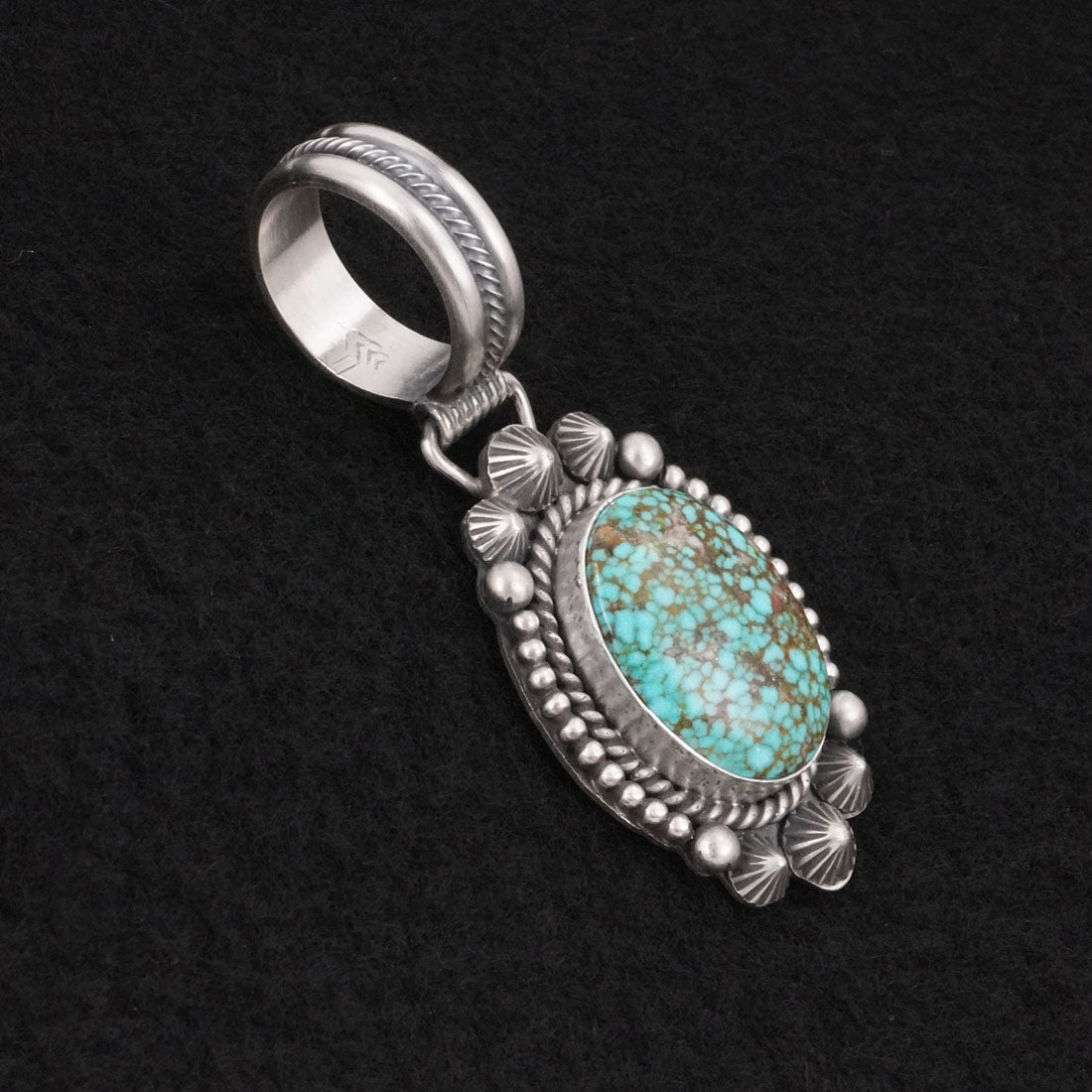 Michael Calladitto Turquoise & Sterling Silver Pendant