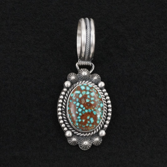 Michael Calladitto Turquoise & Sterling Silver Pendant