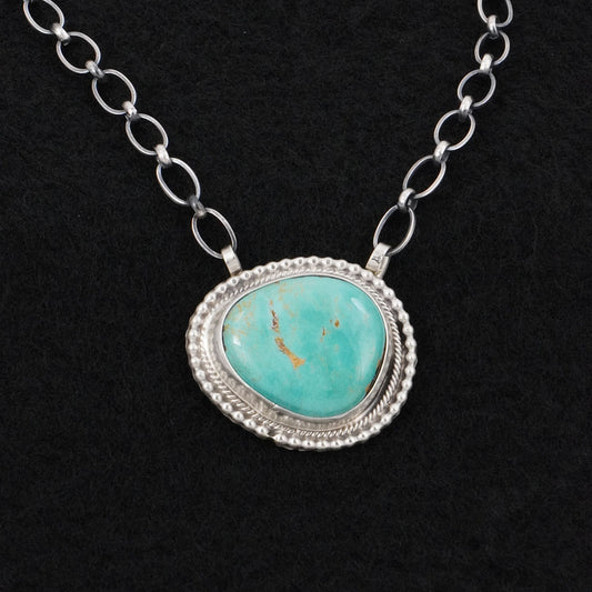 Thomas Francisco Turquoise & Sterling Silver Necklace