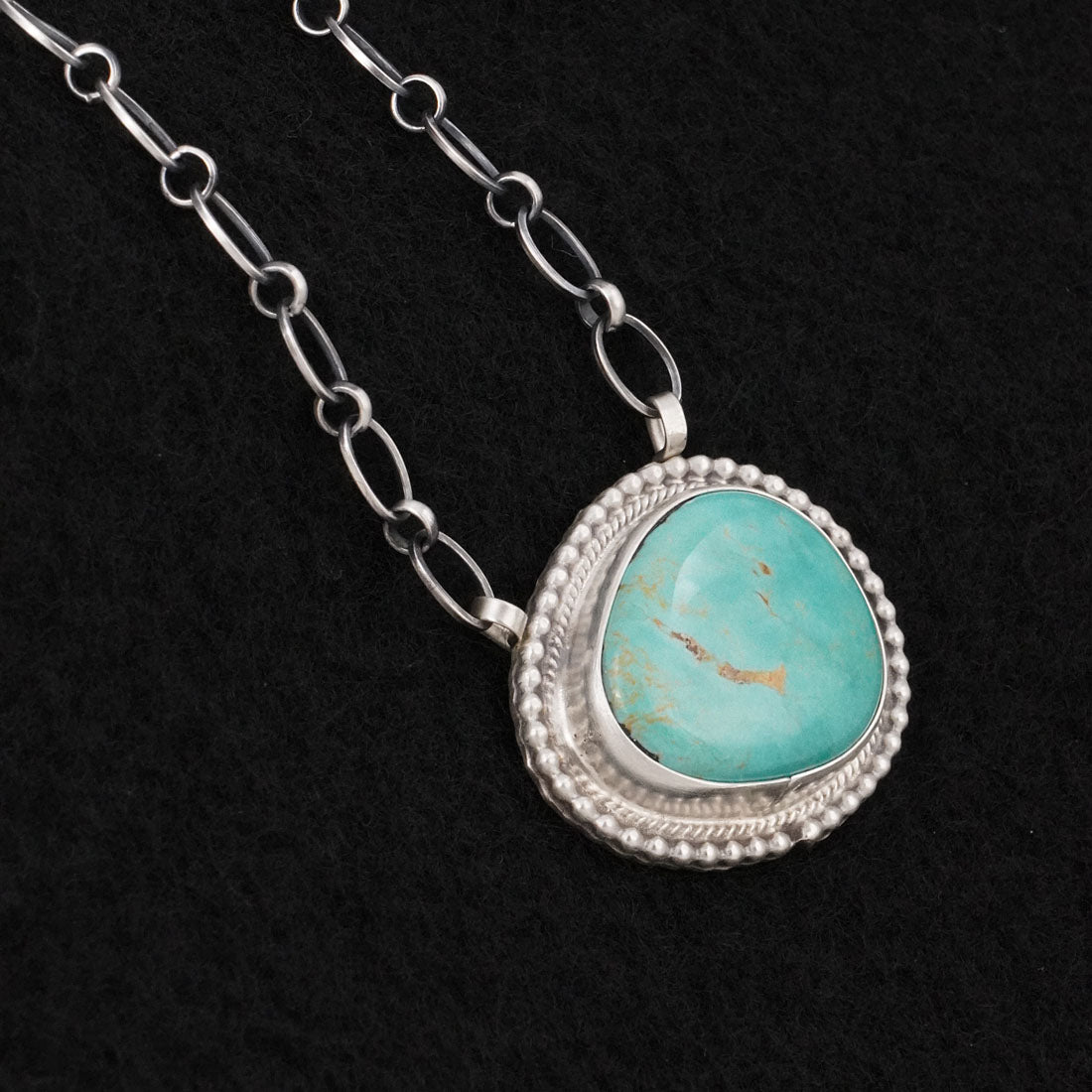 Thomas Francisco Turquoise & Sterling Silver Necklace
