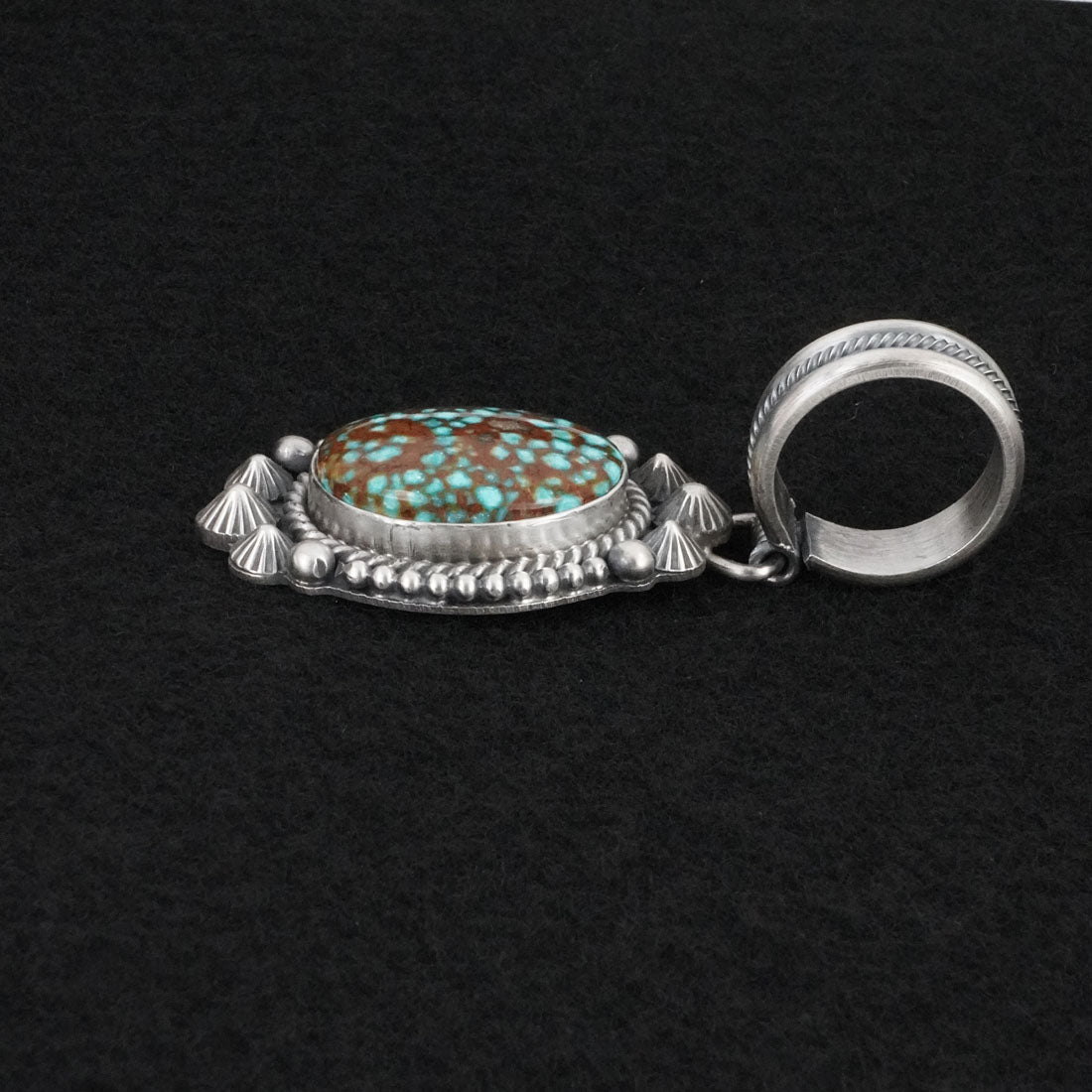Michael Calladitto Turquoise & Sterling Silver Pendant