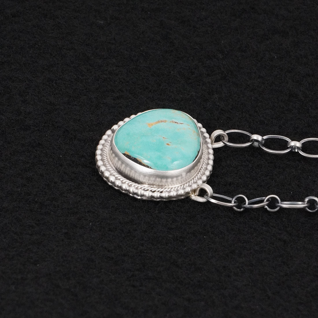 Thomas Francisco Turquoise & Sterling Silver Necklace