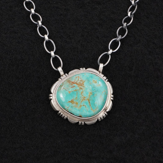 Thomas Francisco Turquoise & Sterling Silver Necklace