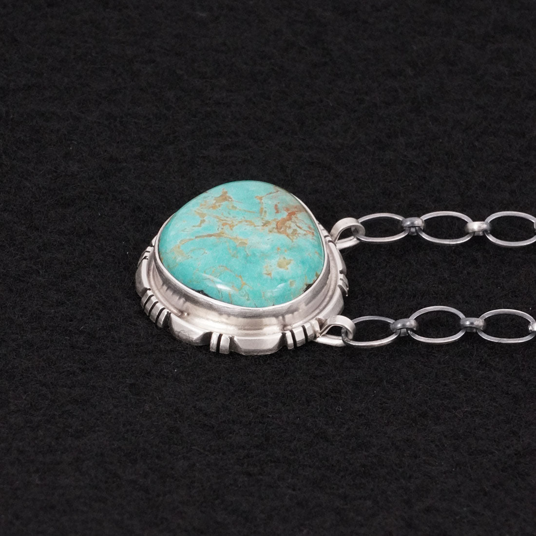 Thomas Francisco Turquoise & Sterling Silver Necklace