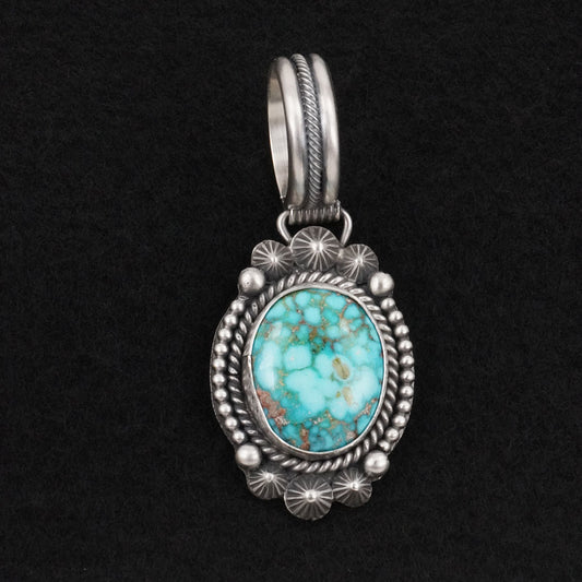 Michael Calladitto Turquoise & Sterling Silver Pendant