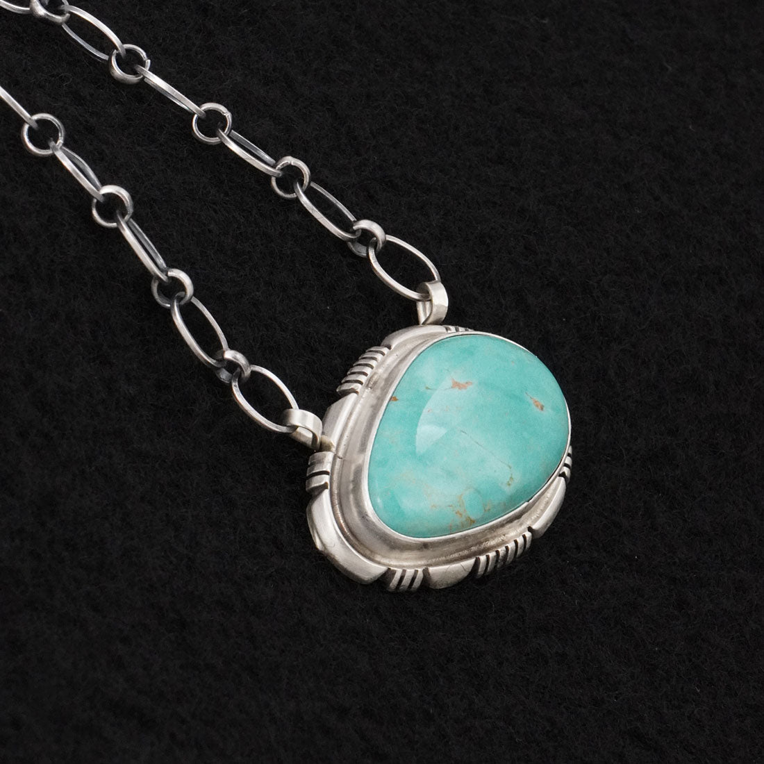 Thomas Francisco Turquoise & Sterling Silver Necklace