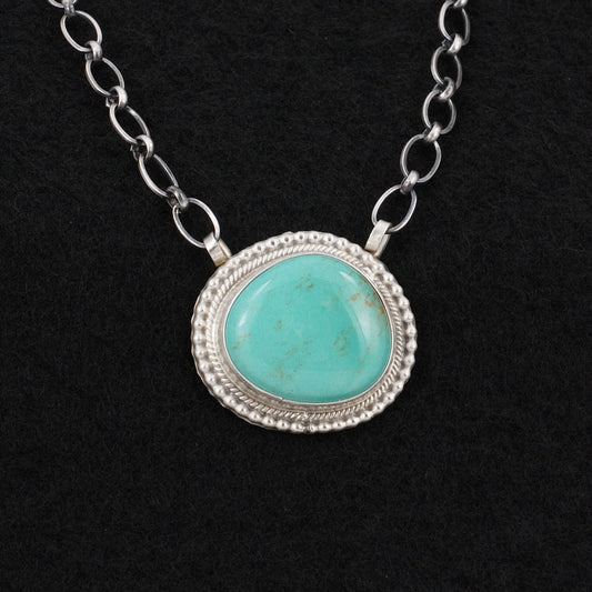 Thomas Francisco Turquoise & Sterling Silver Necklace