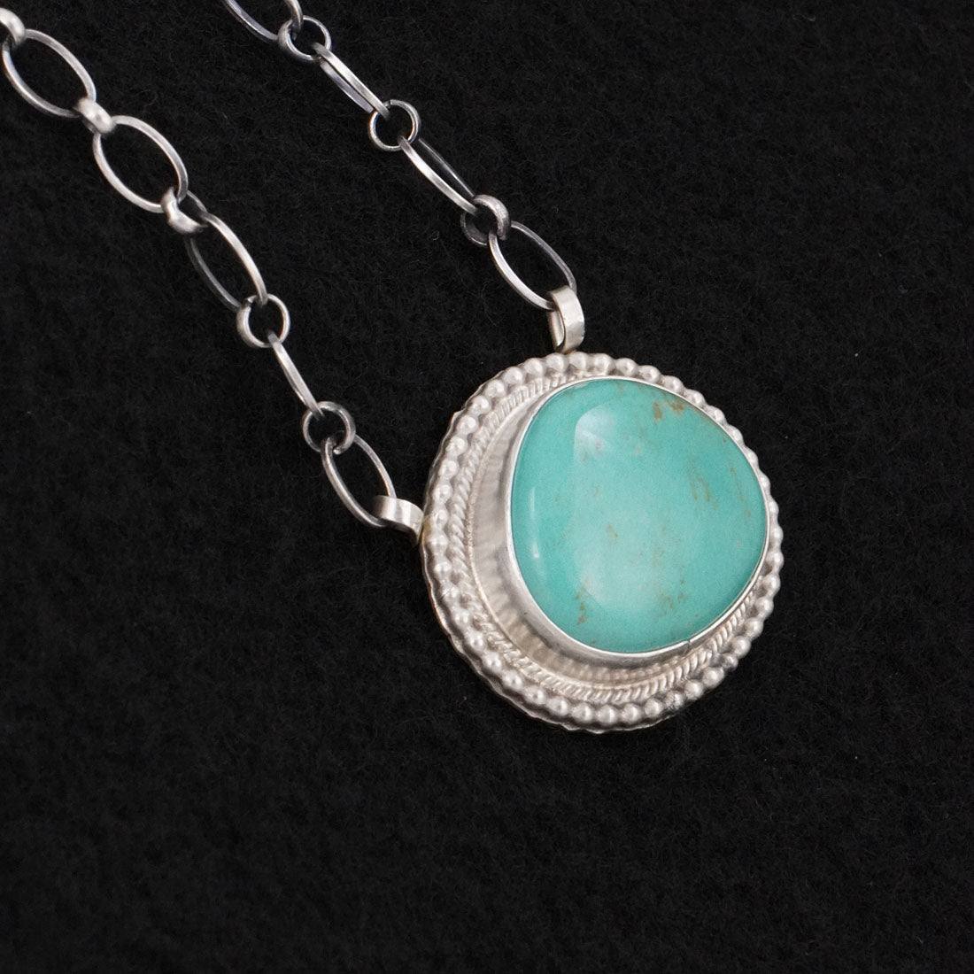 Thomas Francisco Turquoise & Sterling Silver Necklace