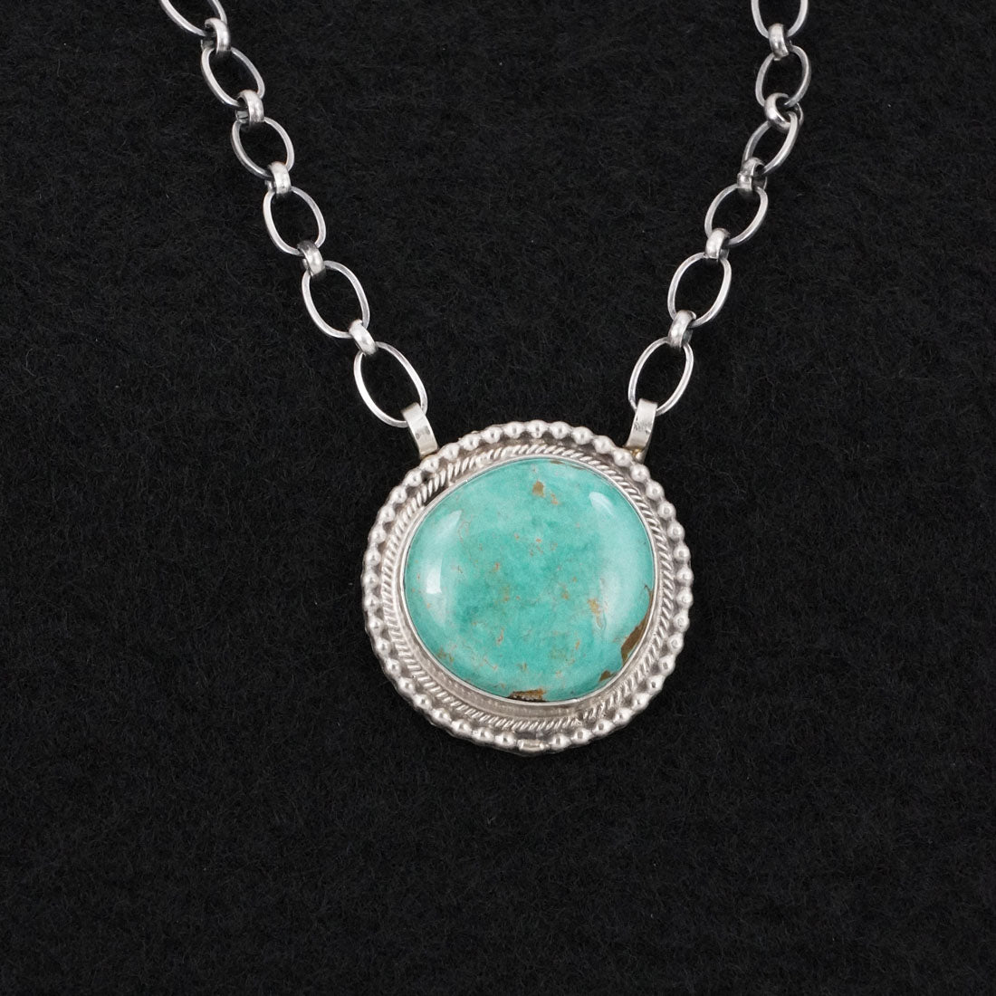 Thomas Francisco Turquoise & Sterling Silver Necklace