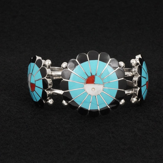 Denise Siutza Multi-Stone & Sterling Silver Bracelet