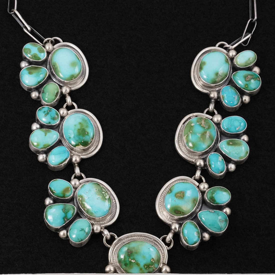 Kathleen Livingston Turquoise & Sterling Silver Necklace Set