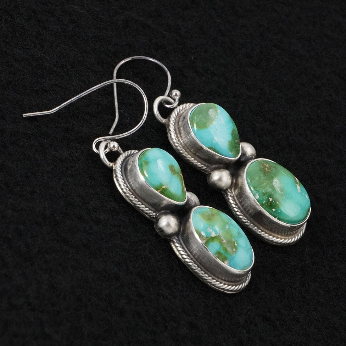 Kathleen Livingston Turquoise & Sterling Silver Necklace Set