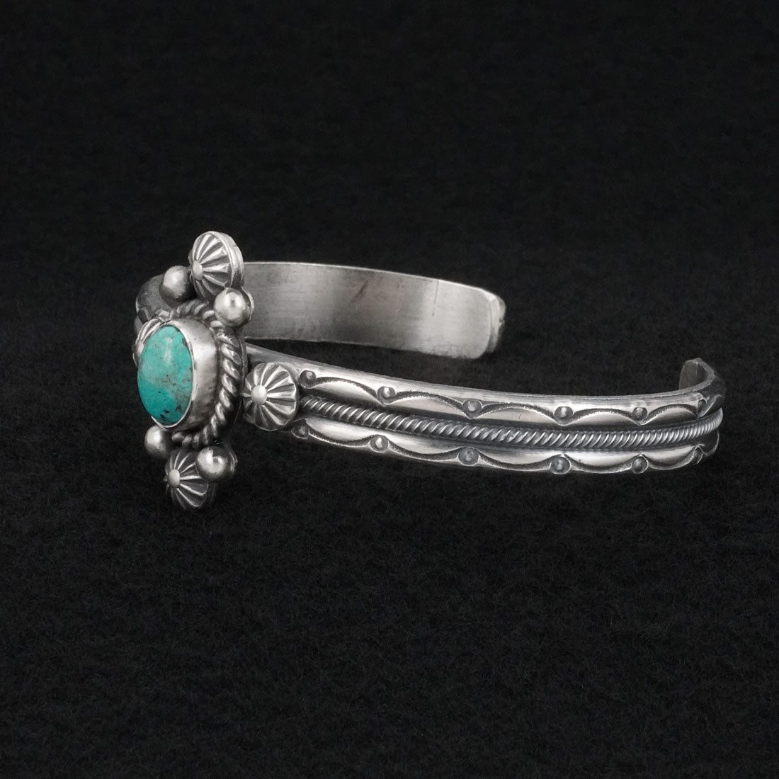 Michael Calladitto Turquoise & Sterling Silver Bracelet