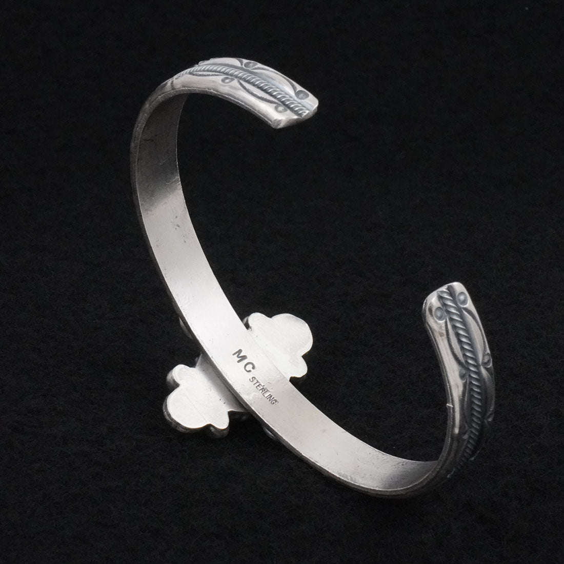 Michael Calladitto Turquoise & Sterling Silver Bracelet