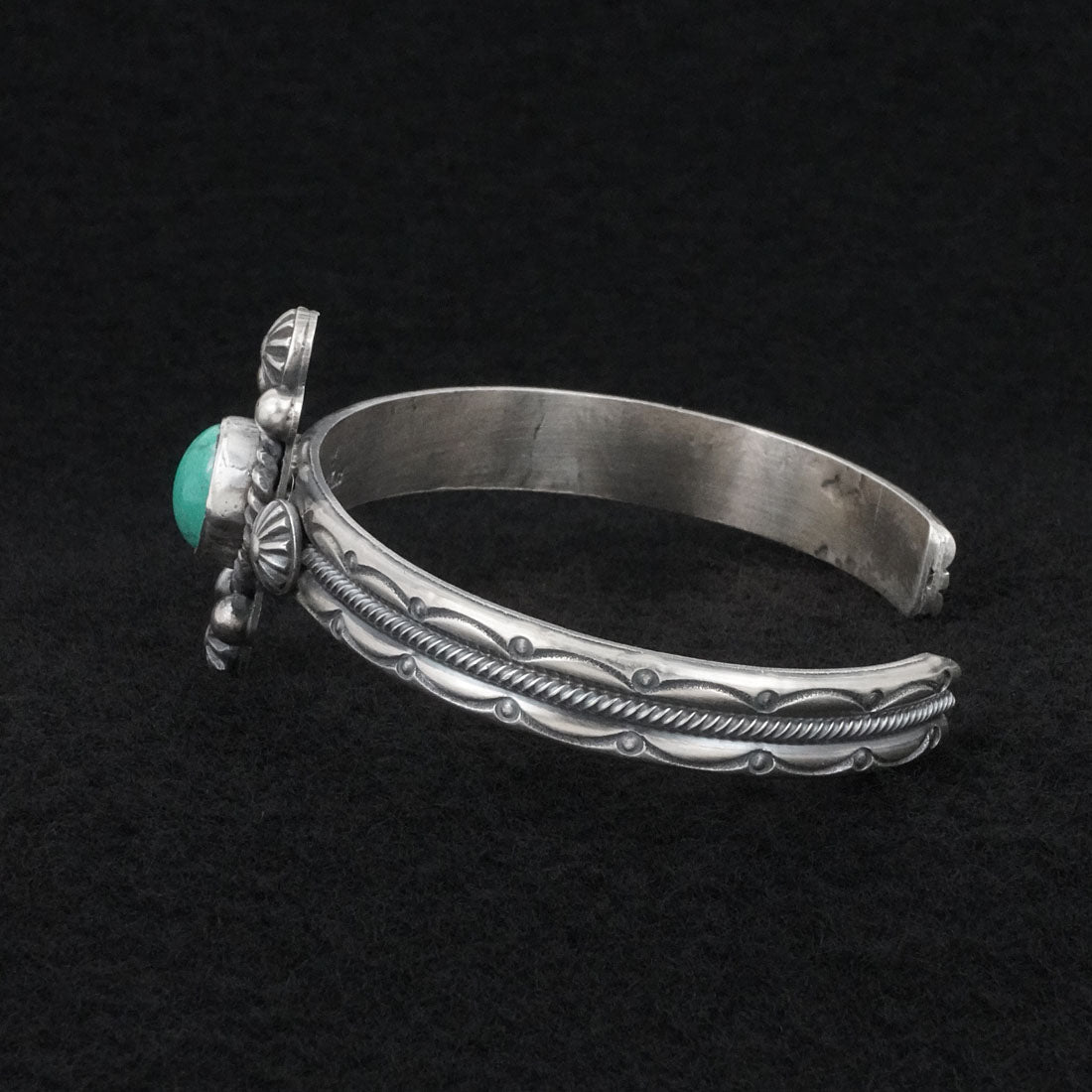 Michael Calladitto Turquoise & Sterling Silver Bracelet