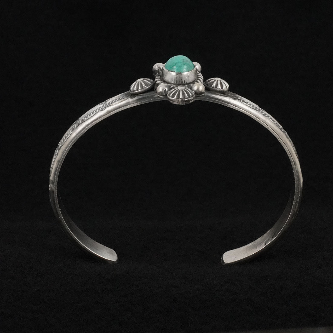 Michael Calladitto Turquoise & Sterling Silver Bracelet