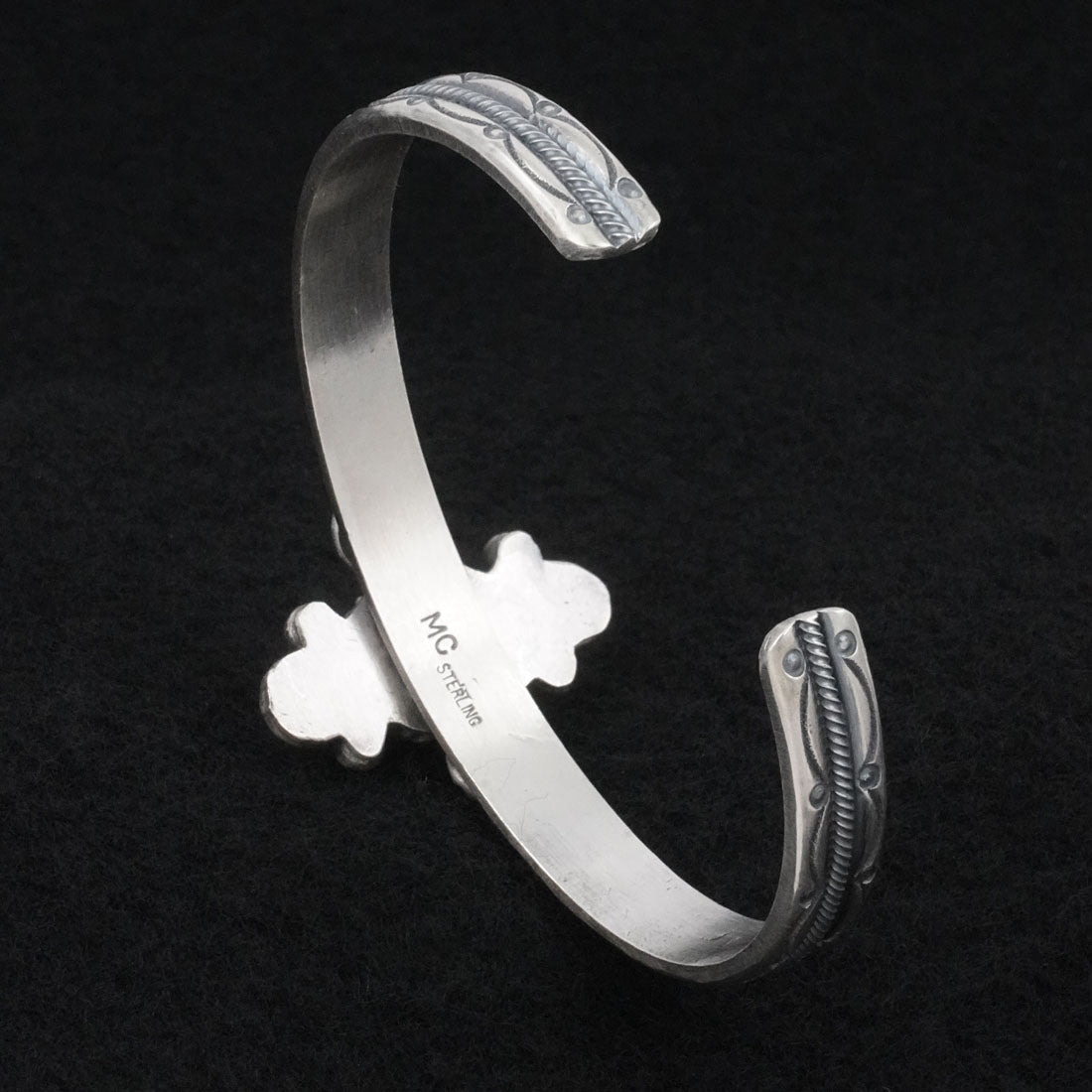 Michael Calladitto Turquoise & Sterling Silver Bracelet