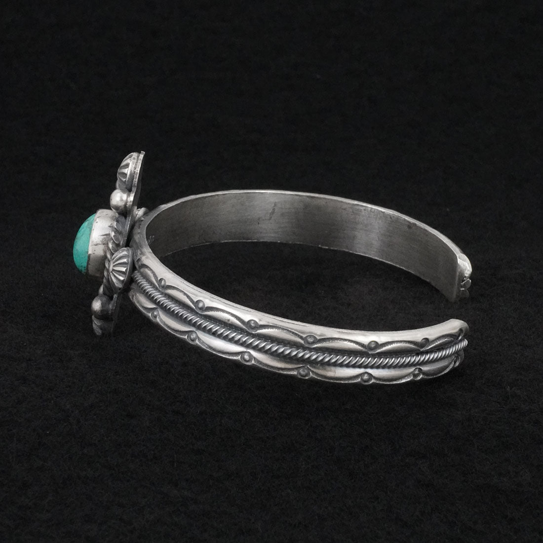 Michael Calladitto Turquoise & Sterling Silver Bracelet